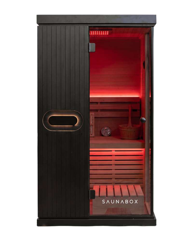 SaunaBox® Forge 1-Person: Traditional Finnish Sauna - Superior Saunas