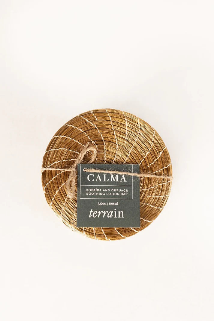 TERRAIN - C A L M A . Soothing Lotion Bar with Copaiba and Cupuacu