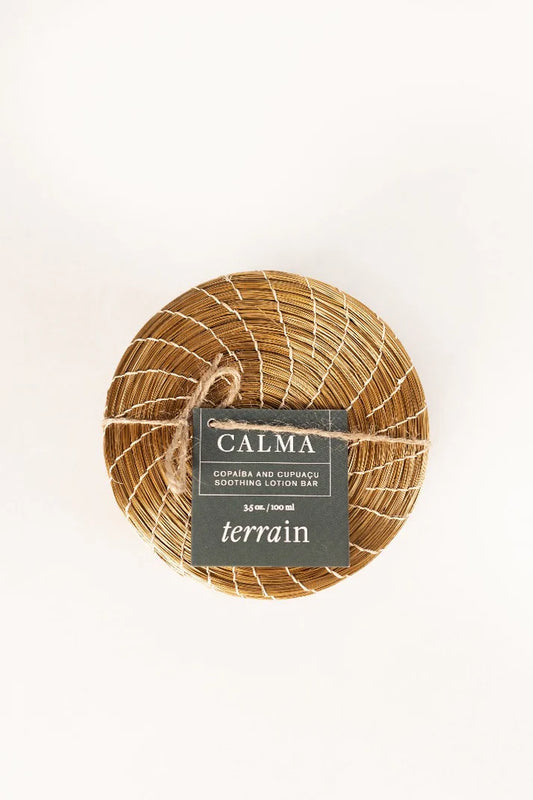 TERRAIN - C A L M A . Soothing Lotion Bar with Copaiba and Cupuacu