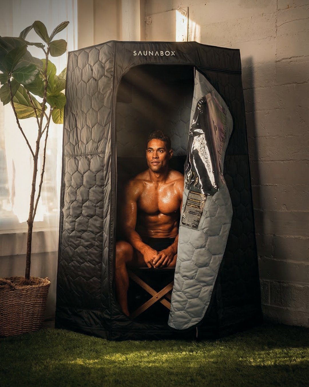 SaunaBox® Pulse PRO: Infrared Sauna with Red-light Therapy - Superior Saunas