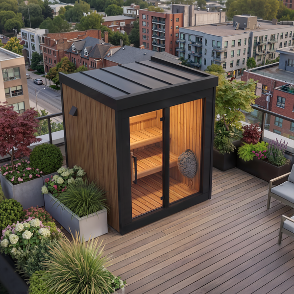 Astra Mini Sauna (6′ x 5′) - Superior Saunas