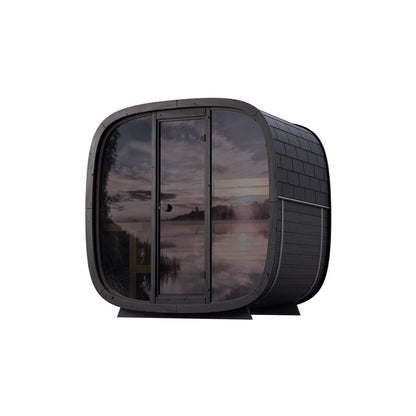 Leil, Black Cube Classic 4-5 person sauna - Superior Saunas