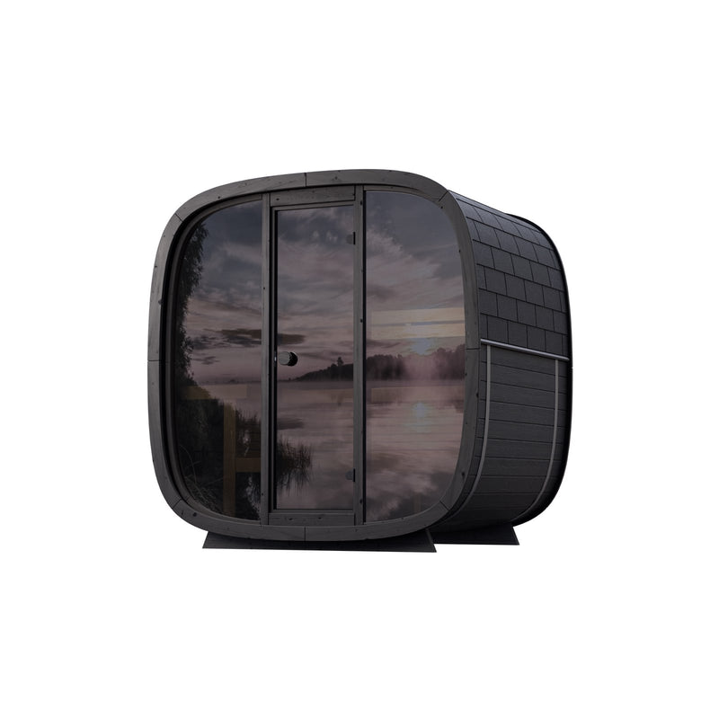 Leil, Black Cube Classic 4-5 person sauna - Superior Saunas