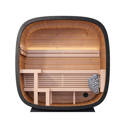 Leil, Black Cube Classic 4-5 person sauna - Superior Saunas