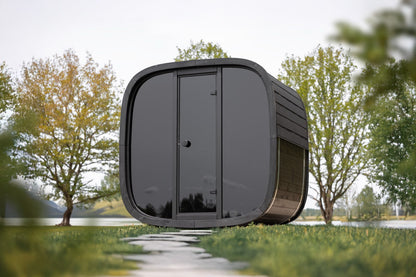 Leil, Black Cube Classic 4-5 person sauna - Superior Saunas