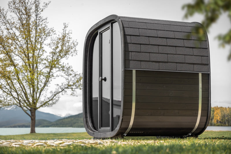 Leil, Black Cube Classic 4-5 person sauna - Superior Saunas