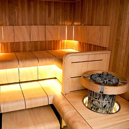 Harvia Cilindro PC80 8KW Sauna Heater with built in controls - Finnish Sauna Builders - Superior Saunas