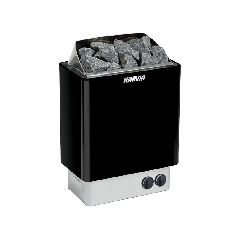 Harvia KIP60B Stainless Steel 6KW Sauna Heater with built-in control