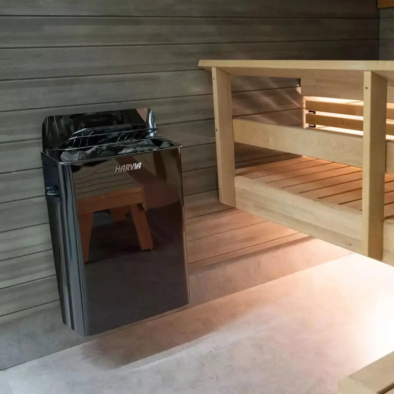 Harvia Wall Sauna Heater 8KW with Built-In Controls