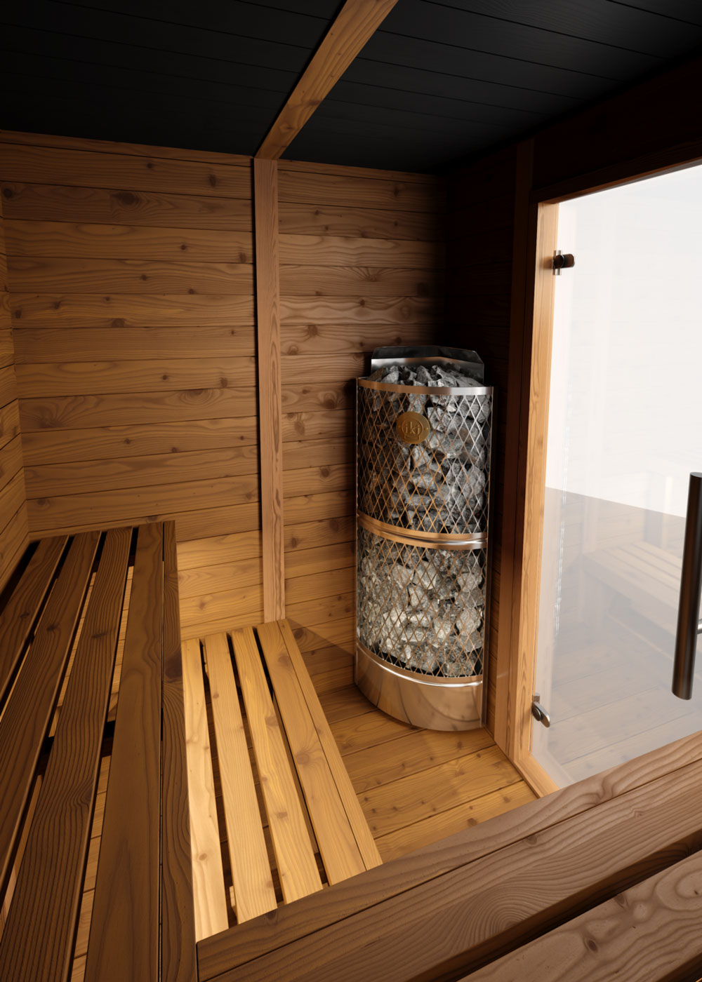 Thermory Mod4 Traditional with IKI stove – Superior Saunas