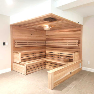 DIY 7 x 8 Cedar Interior Sauna Liner Kit - Superior Saunas