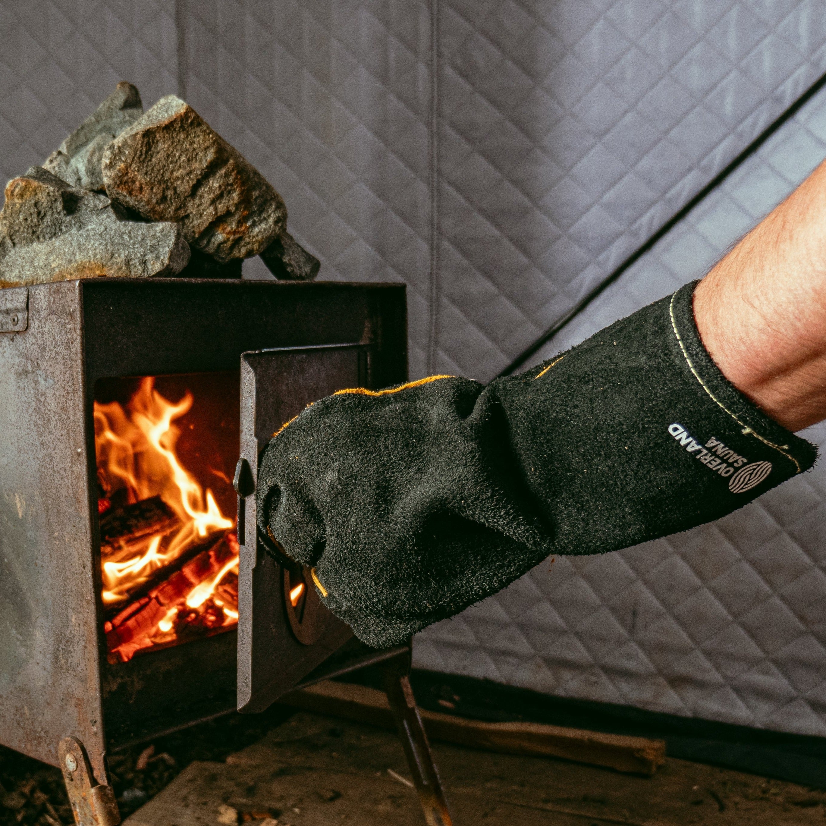 Leather Sauna Gloves