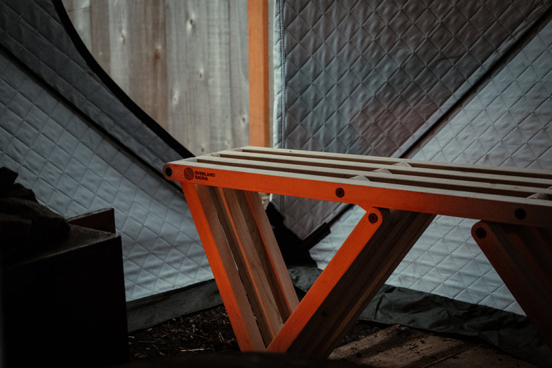 Overland, Sauna Cedar Bench