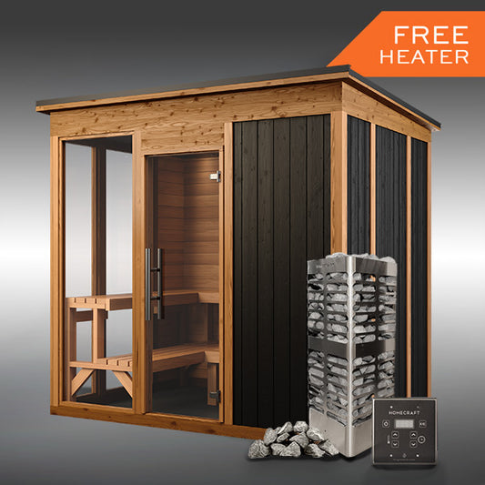 Thermory Mod6 Modern Social - Superior Saunas