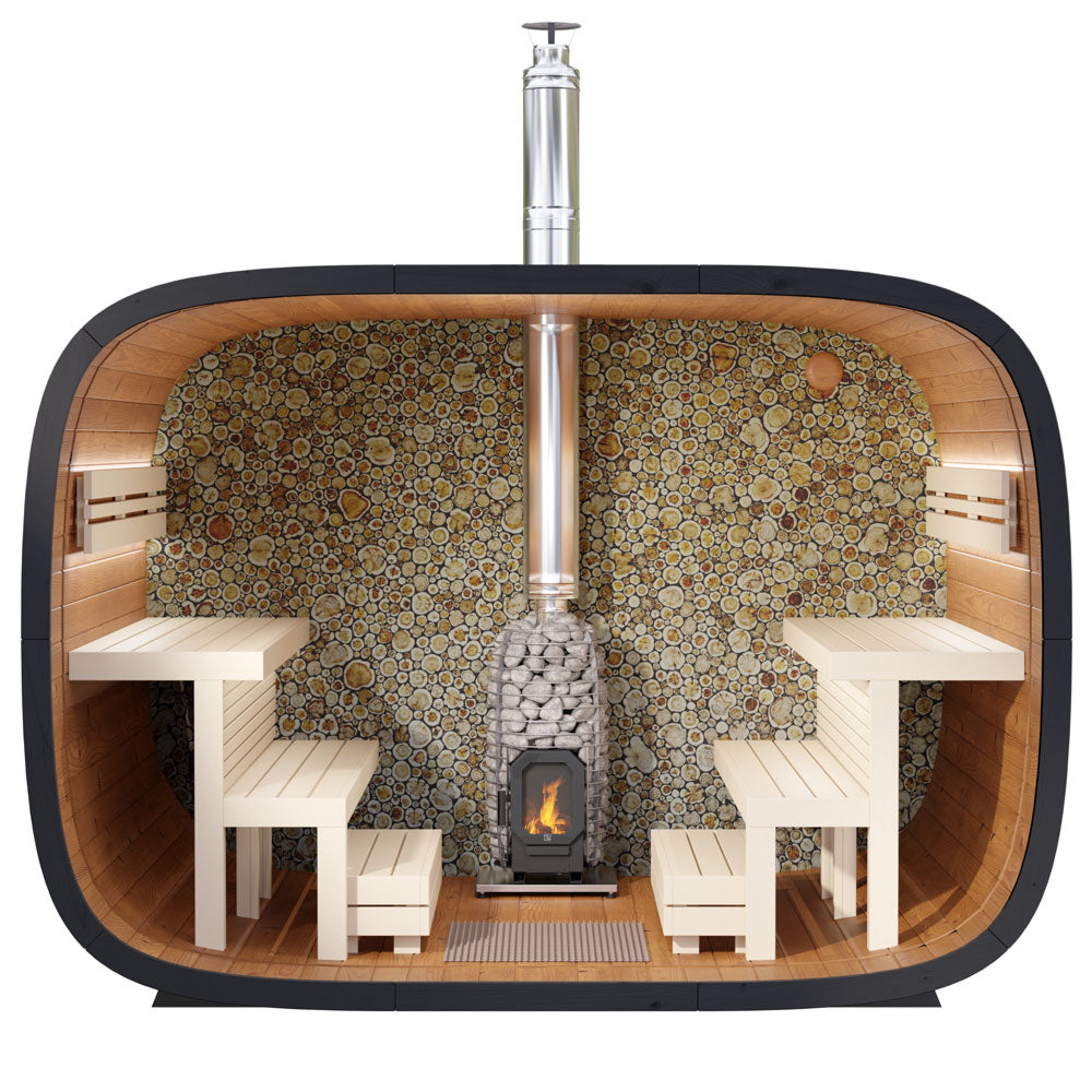 Round Cube Single DIY Sauna kit