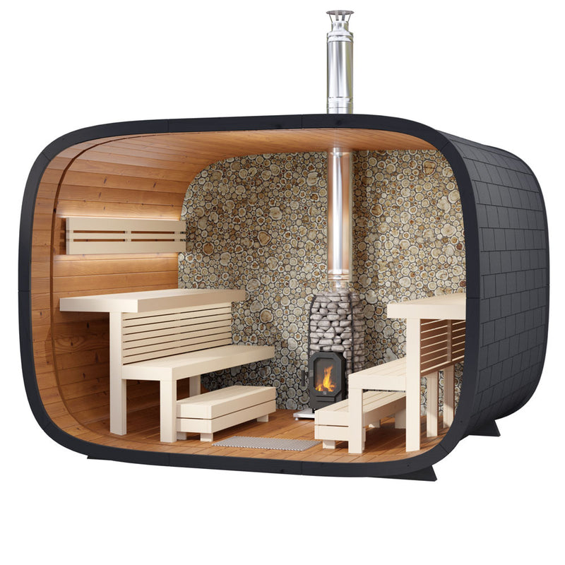 Round Cube Single DIY Sauna kit