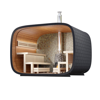 Round Cube Single DIY Sauna kit