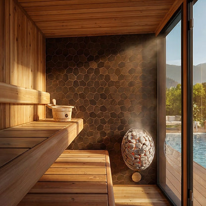 Astra Mini Sauna (6′ x 5′) - Superior Saunas