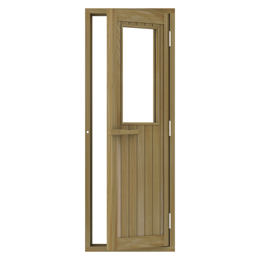 Cedar Half Glass Door 24" x 77"