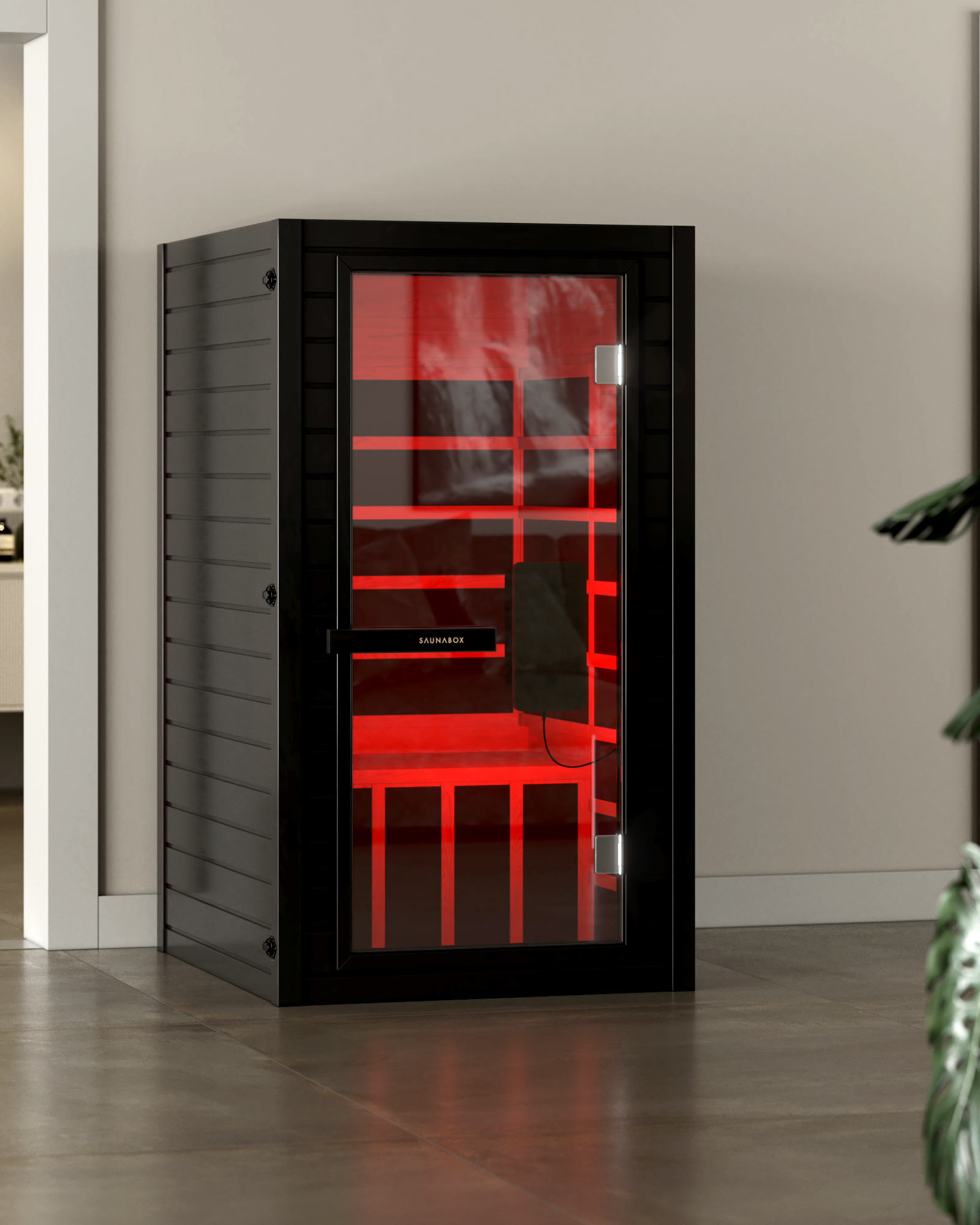 SaunaBox® Solara: 1-Person Full Spectrum Infrared Sauna