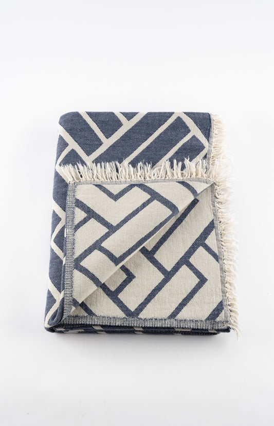 Sauna Blanket/Towel Geo-Pattern Collection, 3 colors