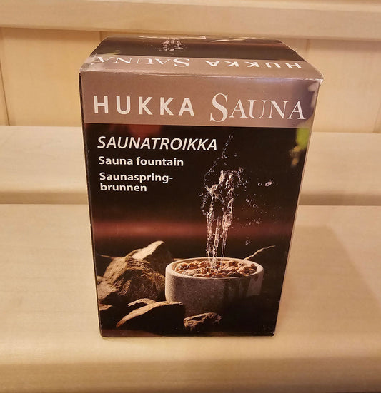 Saunatroikka sauna fountain