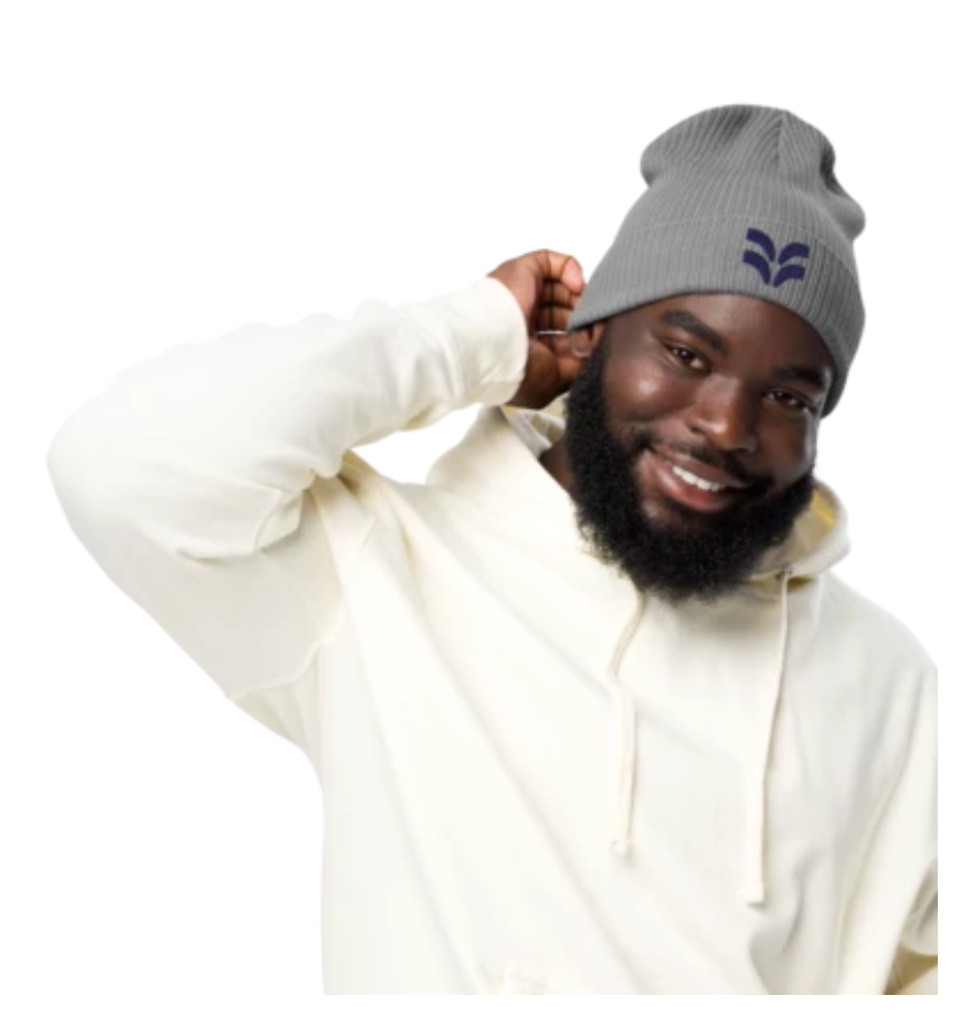 Ribbed Stocking Hat - Gray