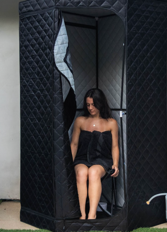 SaunaBox | Bamboo Foldable Sauna Mat - Superior Saunas