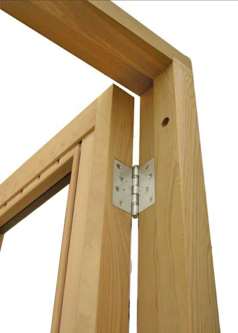 Cedar Half Glass Door 24&quot; x 77&quot;