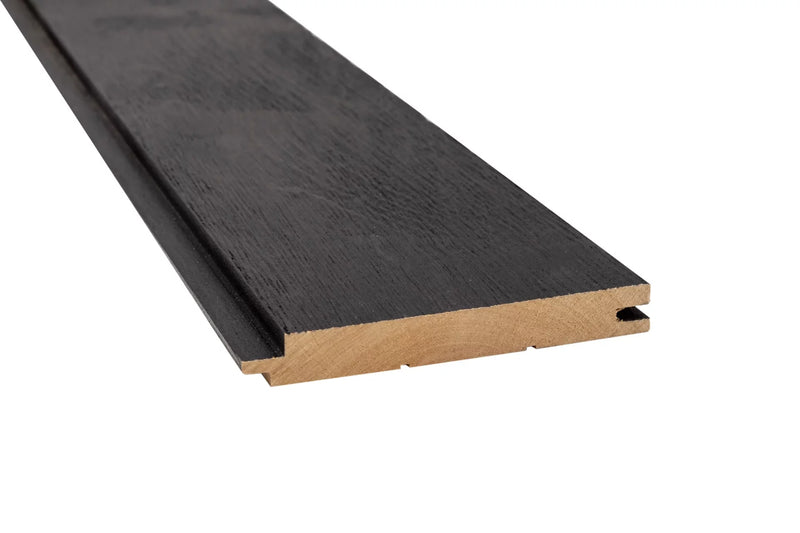 1x5 Thermo - Waxed Brushed Black ALDER