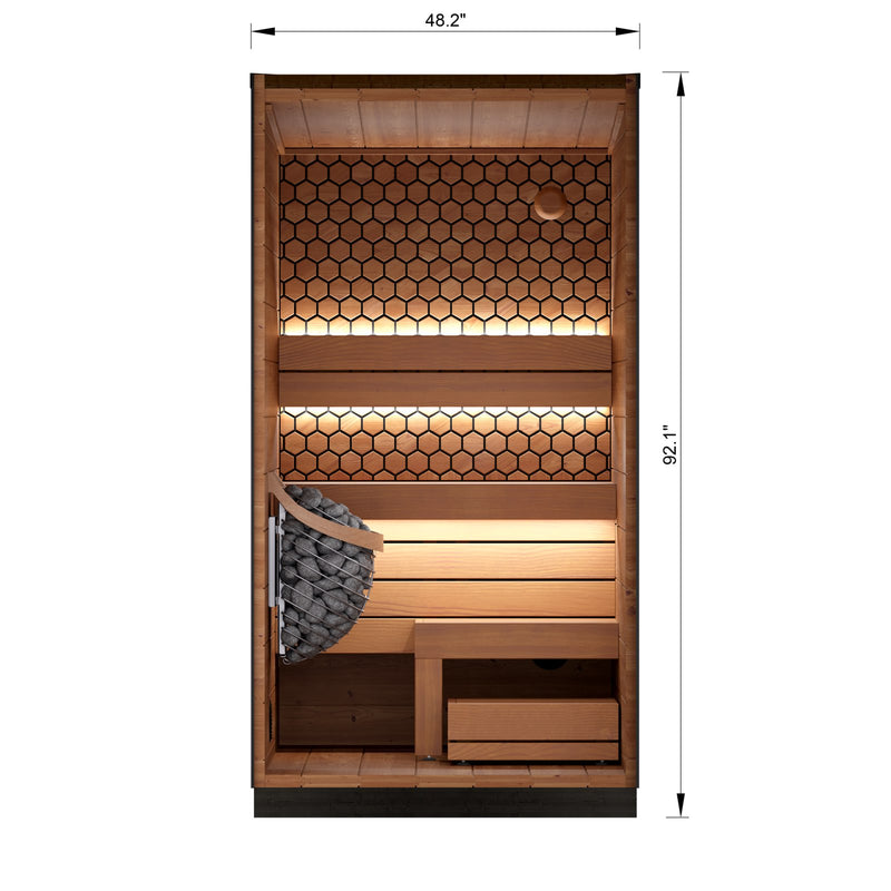 Leil, Viva 120 1-2 person sauna - Superior Saunas