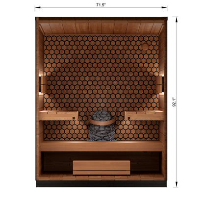 Leil, Viva 180 4 person sauna - Superior Saunas