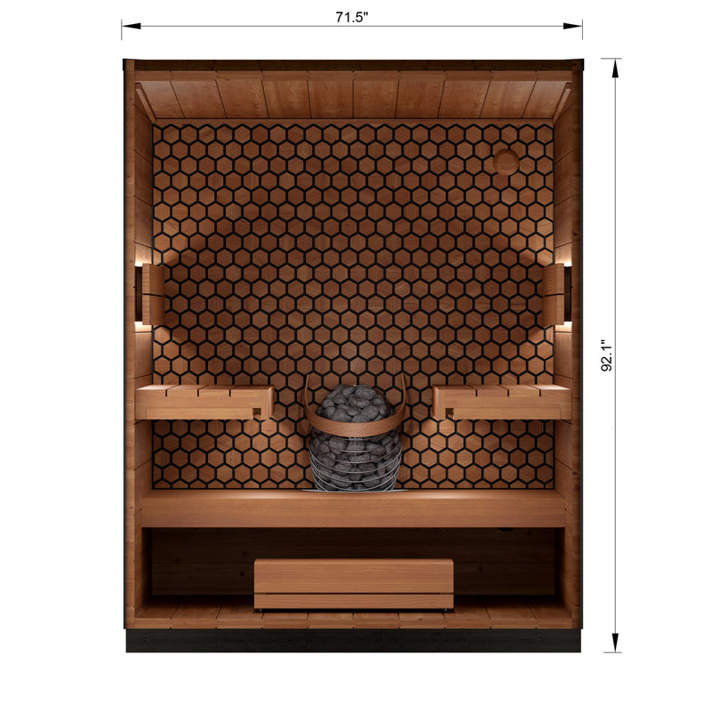 Leil, Viva 180 4 person sauna - Superior Saunas