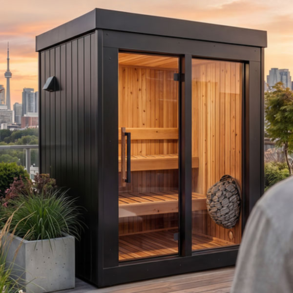 Astra Mini Sauna (6′ x 5′) - Superior Saunas
