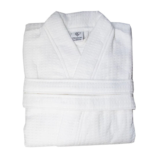 Sauna Robe, White by Aegean Breeze