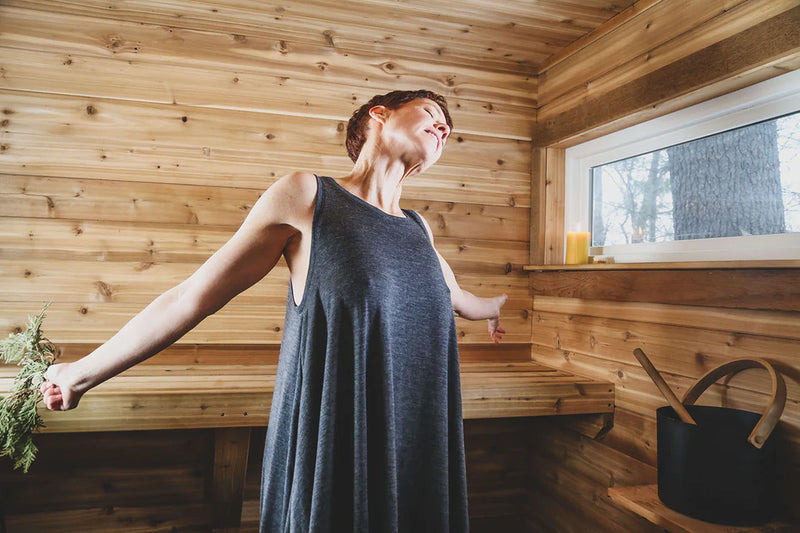 SaunaMekko Merino Wool Sauna Dress