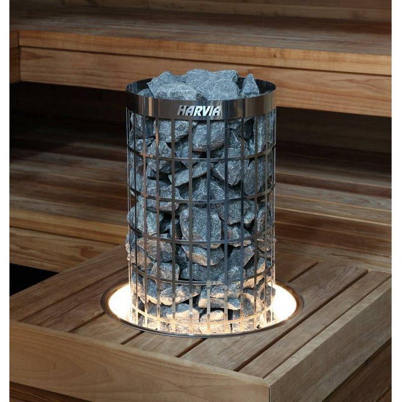 Harvia Cilindro Led Embedding Flange For 11kw Sauna Heaters - Finnish Sauna Builders - Superior Saunas