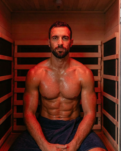 SaunaBox® Solara: 1-Person Full Spectrum Infrared Sauna