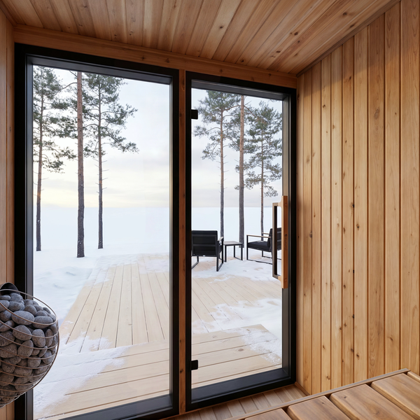 Astra Mini Sauna (6′ x 5′) - Superior Saunas