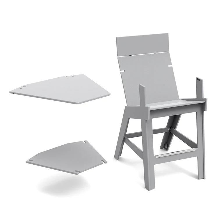 loll Lollygagger Hi-Rise Armless Chair With Bridge 40