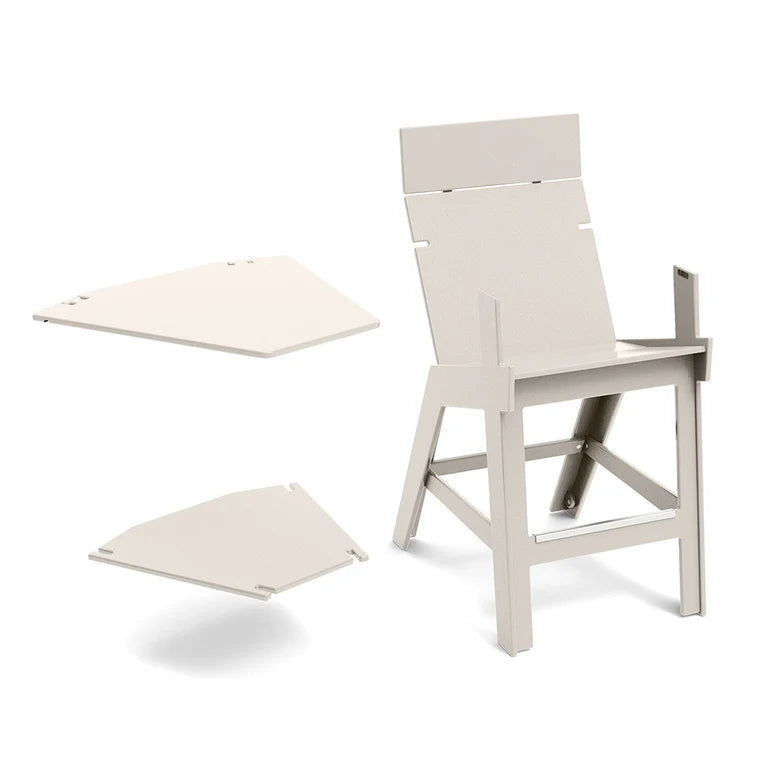 loll Lollygagger Hi-Rise Armless Chair With Bridge 40