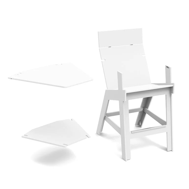 loll Lollygagger Hi-Rise Armless Chair With Bridge 40