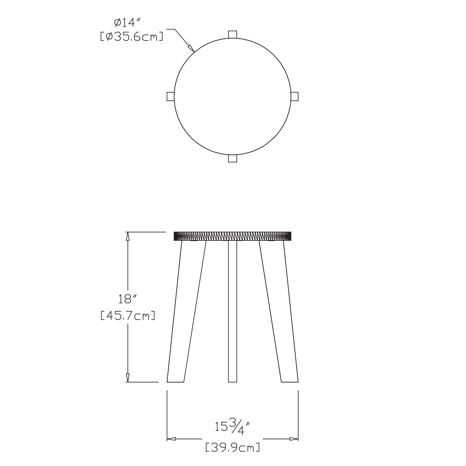 loll Norm Dining Stool