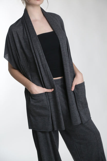 SaunaMekko Merino Wool Scarf With Pockets