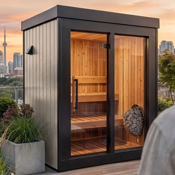 Astra Mini Sauna (6′ x 5′) - Superior Saunas