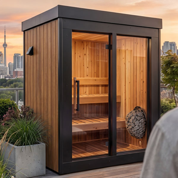 Astra Mini Sauna (6′ x 5′) - Superior Saunas