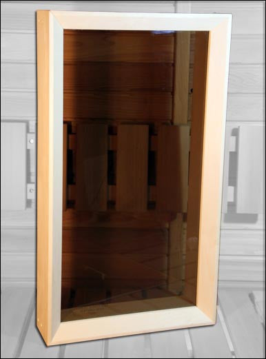 Aspen Sauna Window 18 x 32 Bronze - Superior Saunas