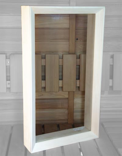 Aspen Sauna Window 18 x 32 Clear - Superior Saunas