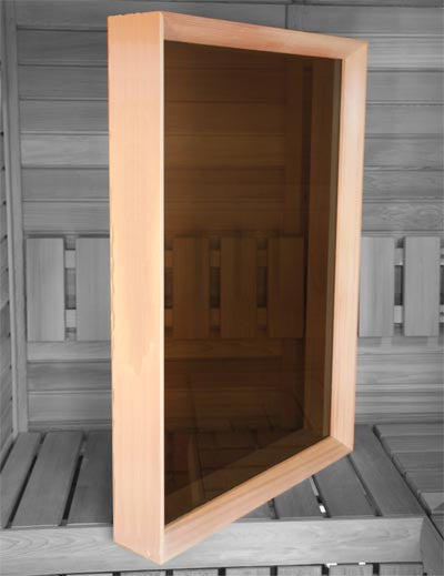Superior Saunas: Window - Cedar Sauna Window 26 x 38 Bronze