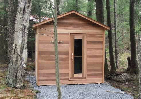 Superior Saunas: Outdoor Sauna Kit - Outdoor Cabin Sauna 6 x 7